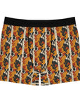 Chic Frenchie Charm Men's Boxer Briefs