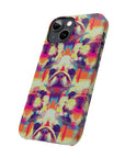 Glitchy Bulldog Blitz Slim Phone Cases