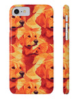 Golden Glamour Paws Slim Phone Cases