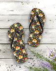 Corgi Rainbow Vine Dream Flip Flops