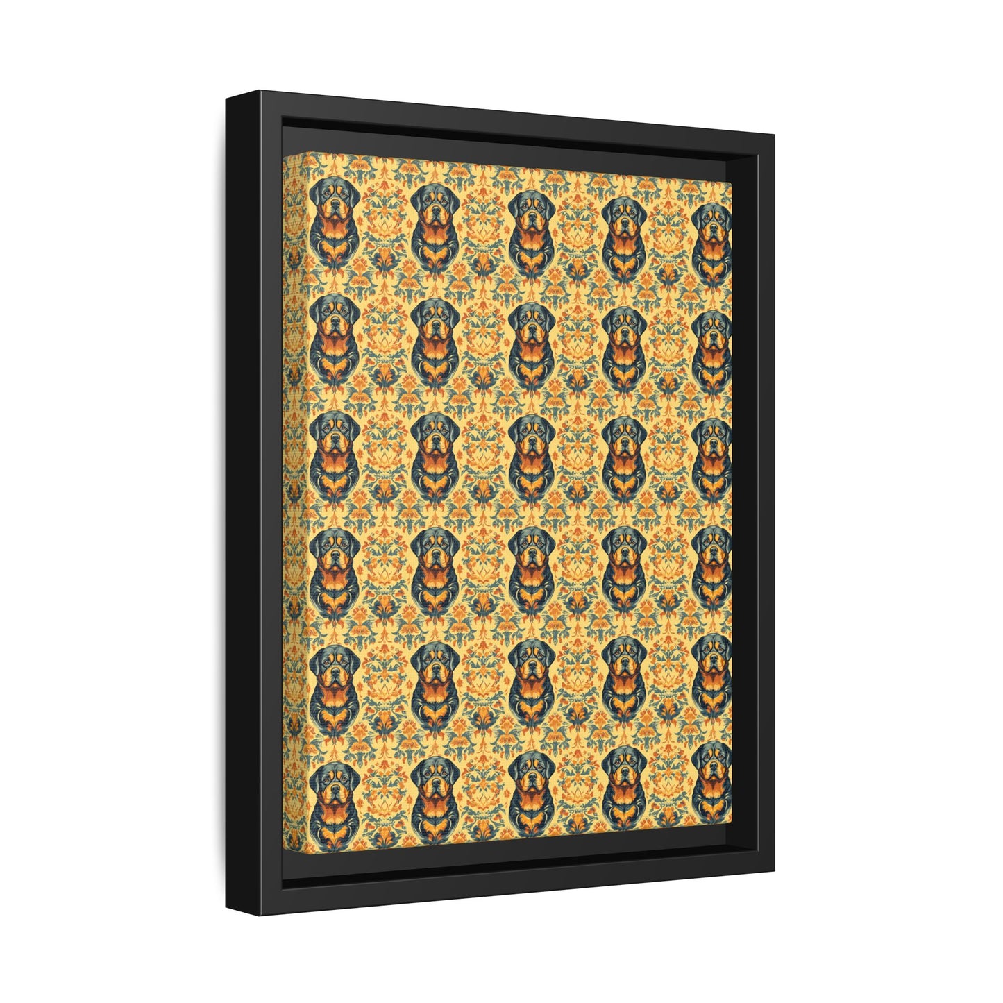 Royal Rottie Regalia Matte Canvas, Framed