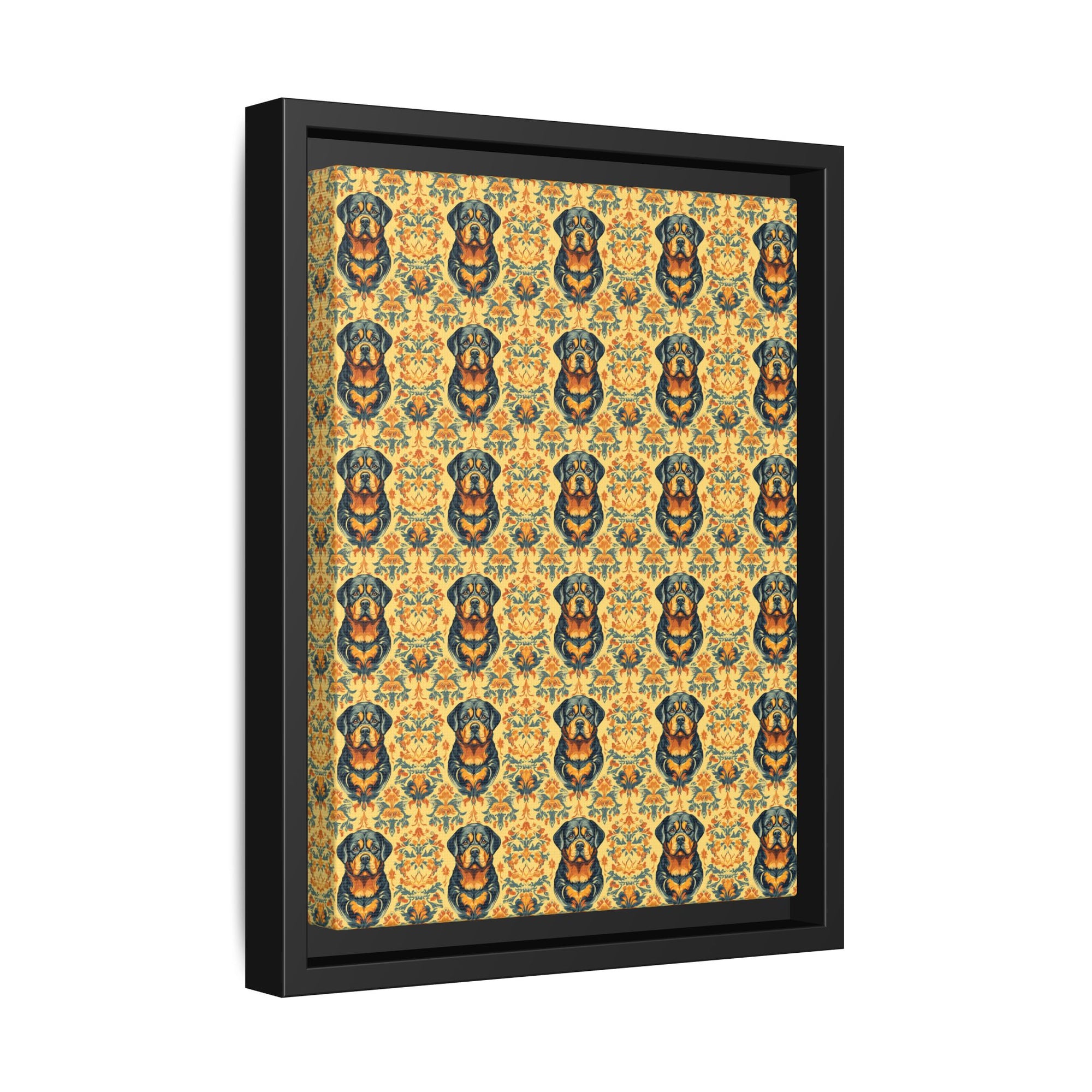 Royal Rottie Regalia Matte Canvas, Framed