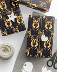 Majestic Hound Couture: German Shepherd LuxeBlend Wrapping Paper