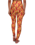 Golden Glamour Paws High Waisted Yoga Leggings