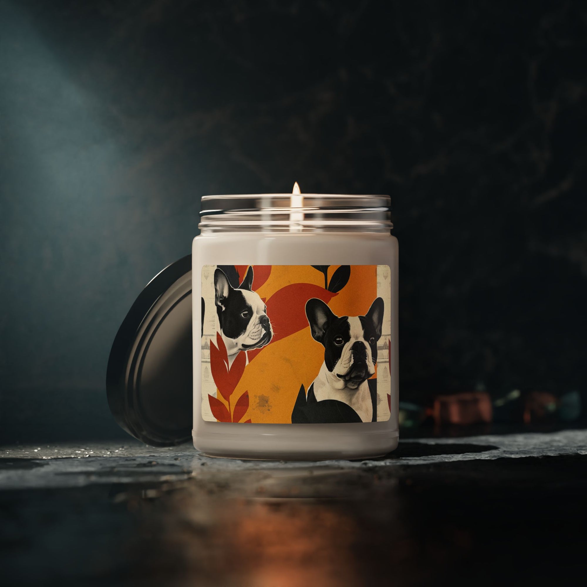 Chic Frenchie Charm Scented Soy Candle