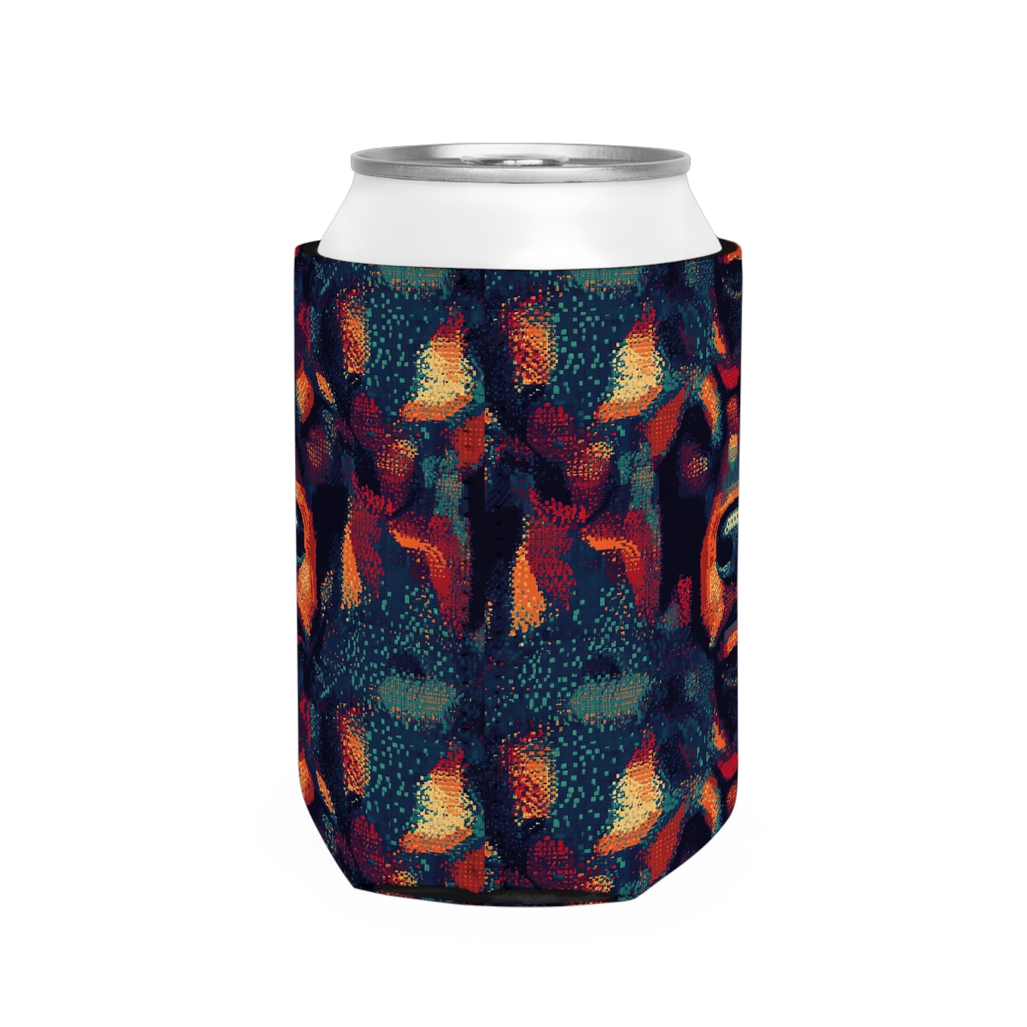 Rustic Rottie Charm Can Cooler Sleeve