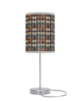 Pawsome Rottweiler Royalty Plaid Lamp on a Stand