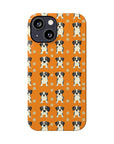 Boxer Blissful Chic Canine Slim Phone Cases