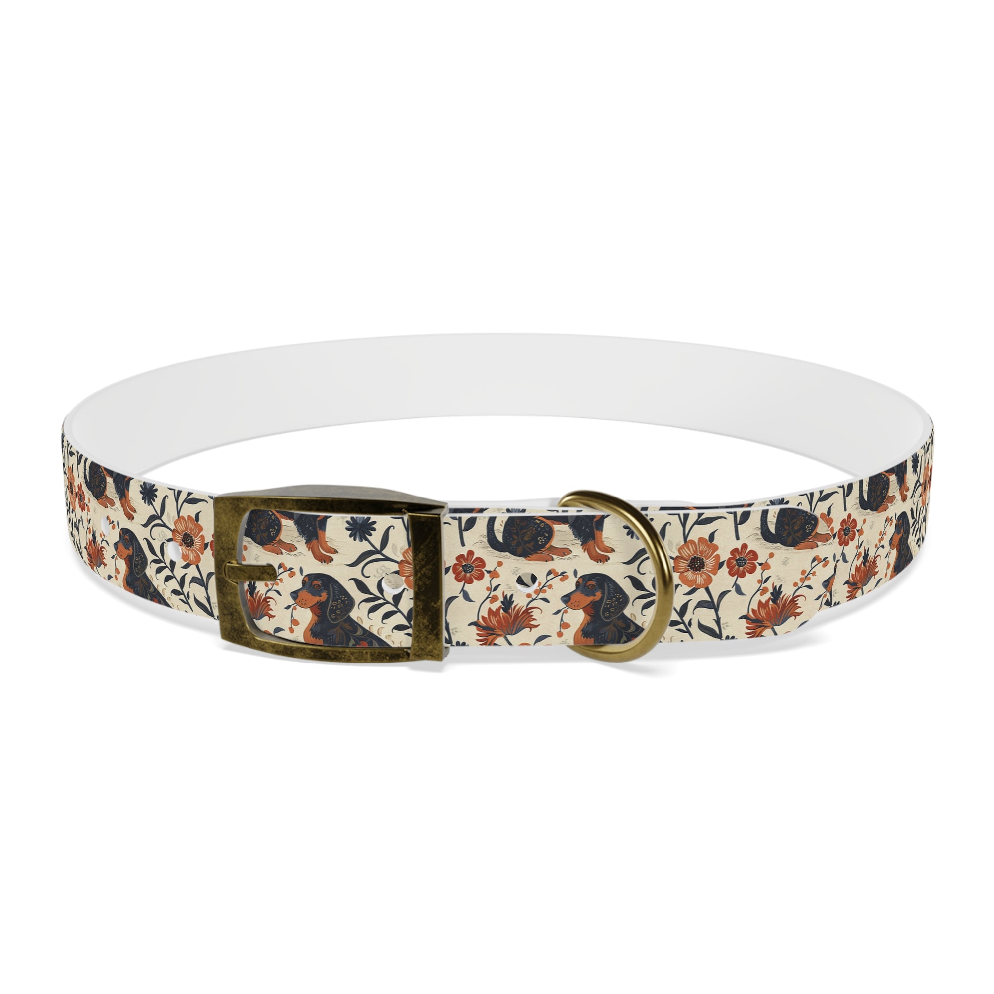 Blossoming Dachshunds Delight Dog Collar