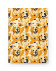 Golden Glitz 'n Glamour Woofwear Hardcover Journal Matte