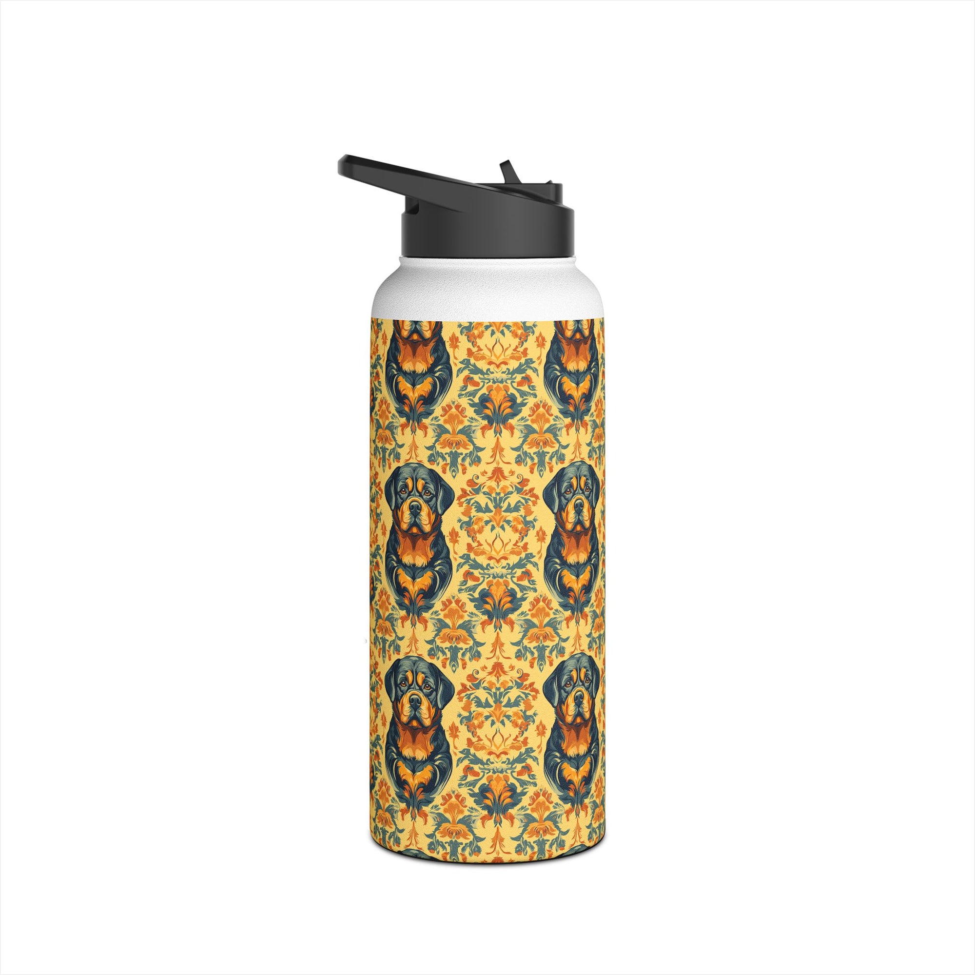 Royal Rottie Regalia Stainless Steel Water Bottle