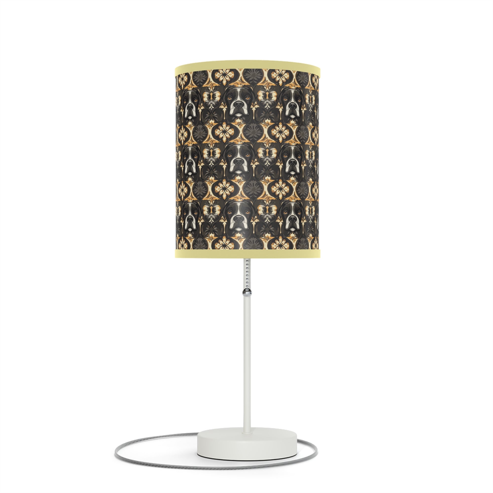 Manor Pup Boxer Royale Lamp on a Stand