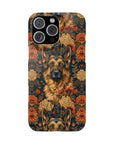 WhimsiWooly Shepherd Spritz Slim Phone Cases