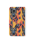 Impressionistic German Shepherds Flip Cases