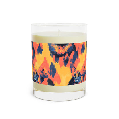 Impressionistic German Shepherds Scented Candle