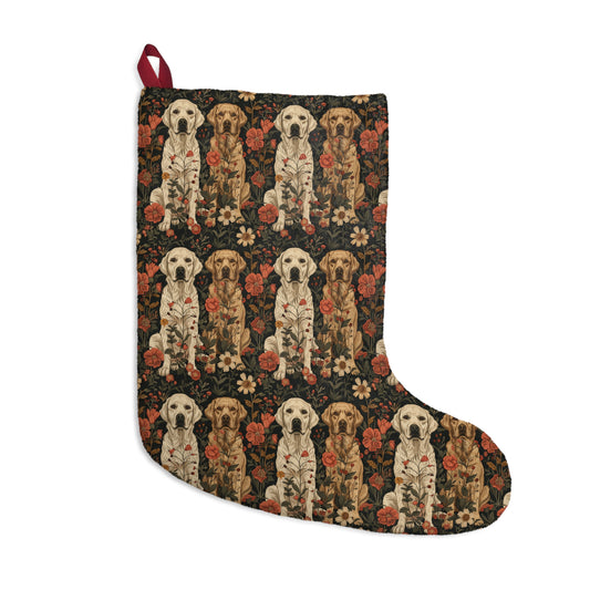 Blossoming Labradors Bouquet Christmas Stockings