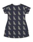 Celestial Boxer Bliss T-Shirt Dress