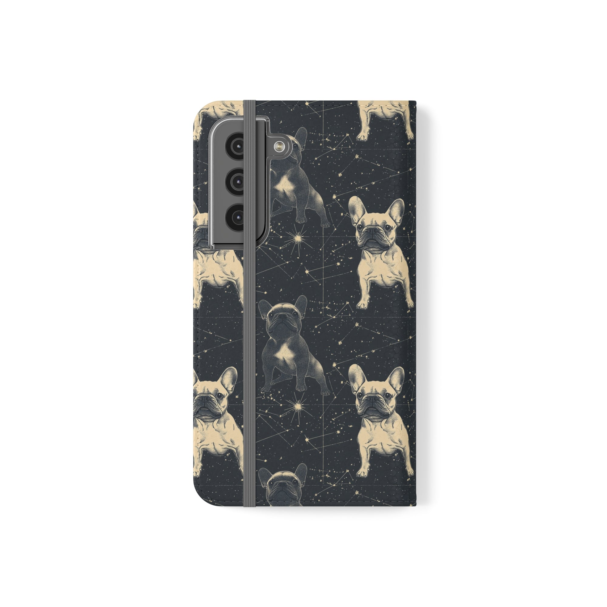 Frenchie Celestial Soar Flip Cases