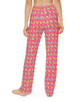 Bubblegum Glamour Bulldog Bouquet Kids Pajama Pants