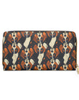 Beagle Glimmer Gaze Glamour Zipper Wallet