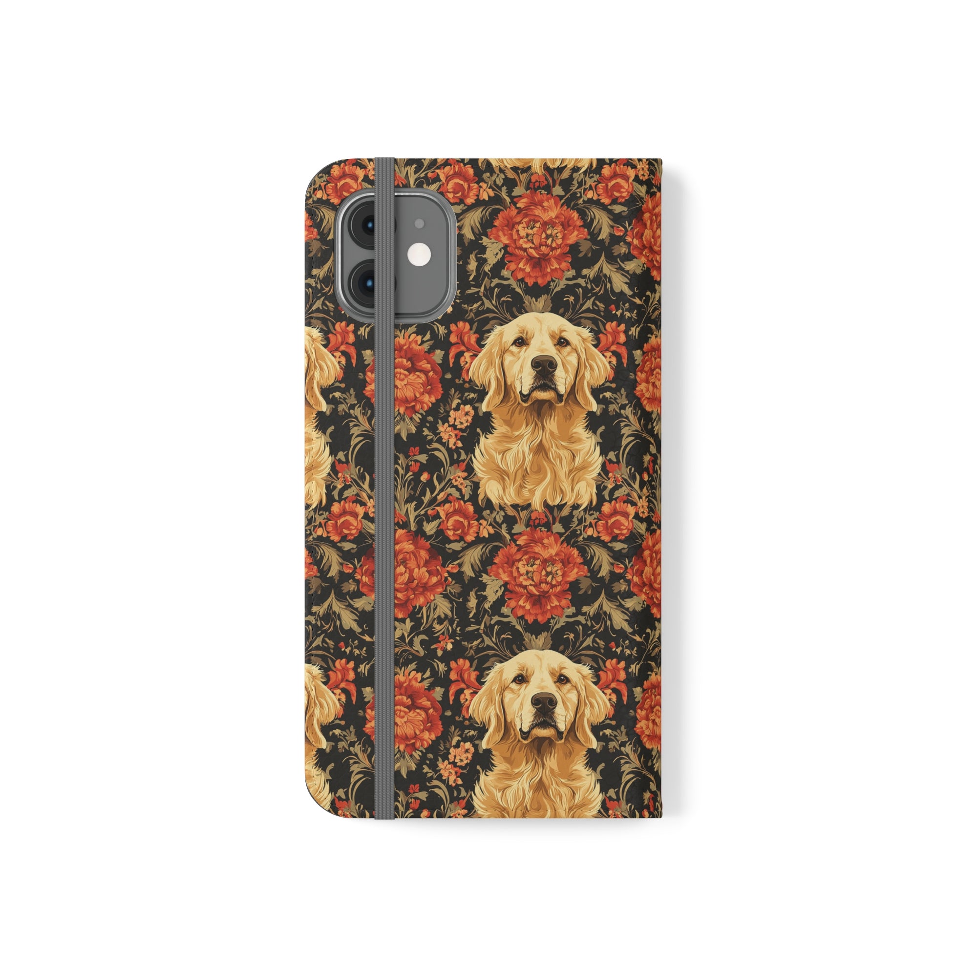 Golden Pawsatronic Tapestry Flip Cases