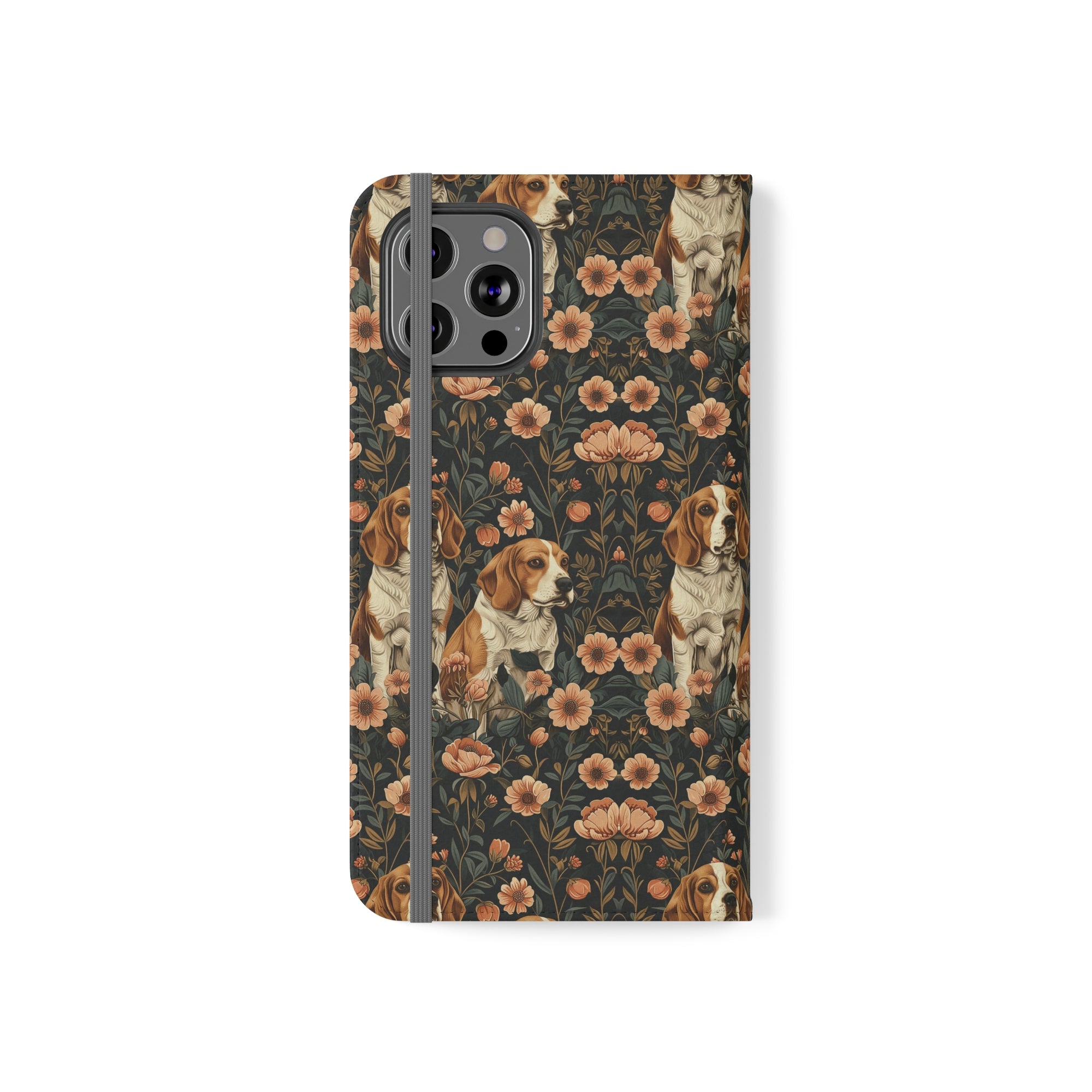 Beagle Blossom Bonanza Flip Cases