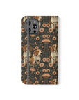 Beagle Blossom Bonanza Flip Cases