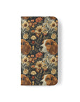 Beagle Blossoms Flip Cases