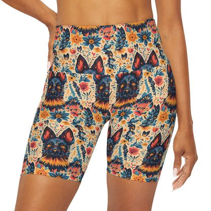 Bloomhound Shepherd Sentinel High Waisted Yoga Shorts