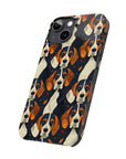 Beagle Glimmer Gaze Glamour Slim Phone Cases