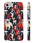 Bulldoggy Bliss Chomper Slim Phone Cases