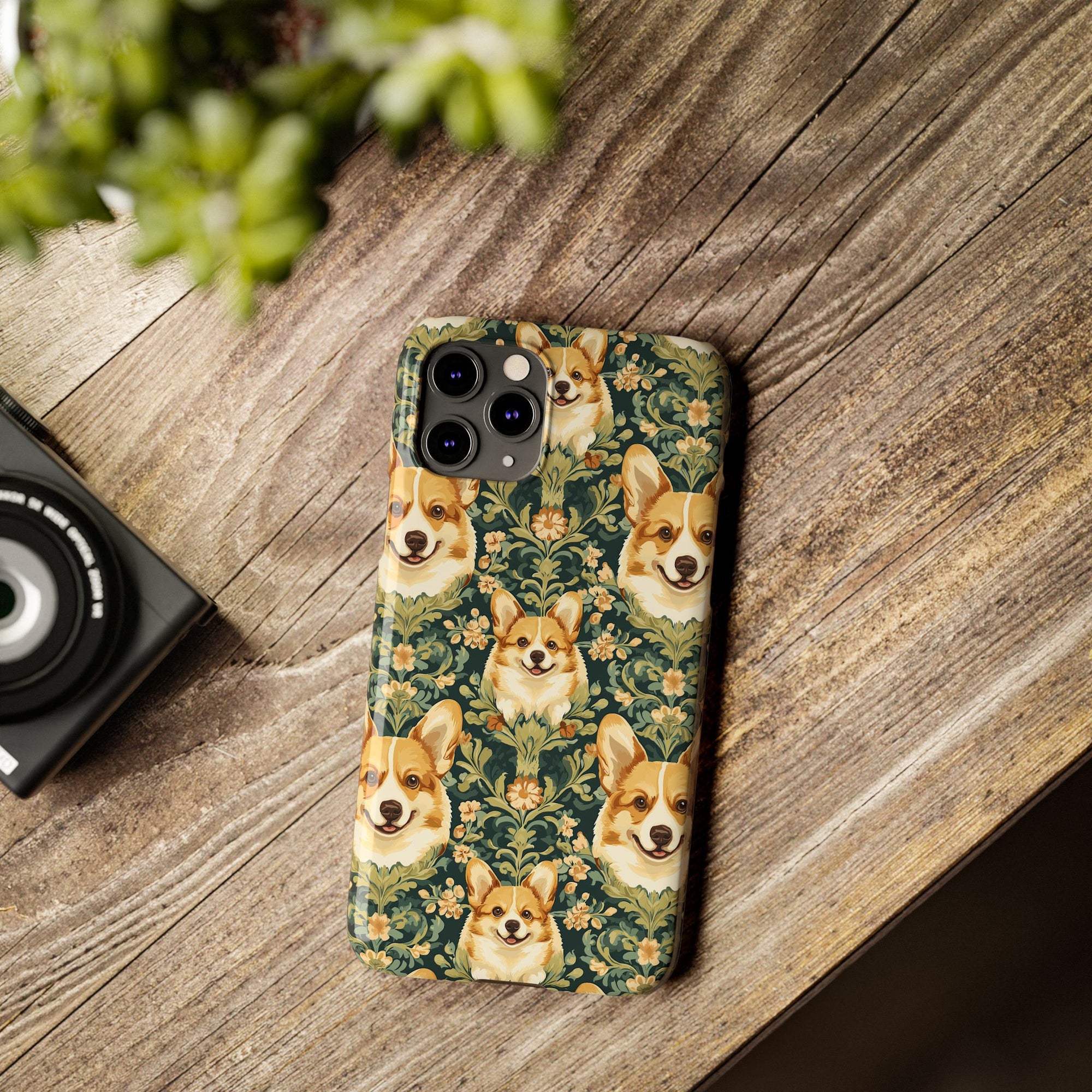 Corgi Charmz Slim Phone Cases