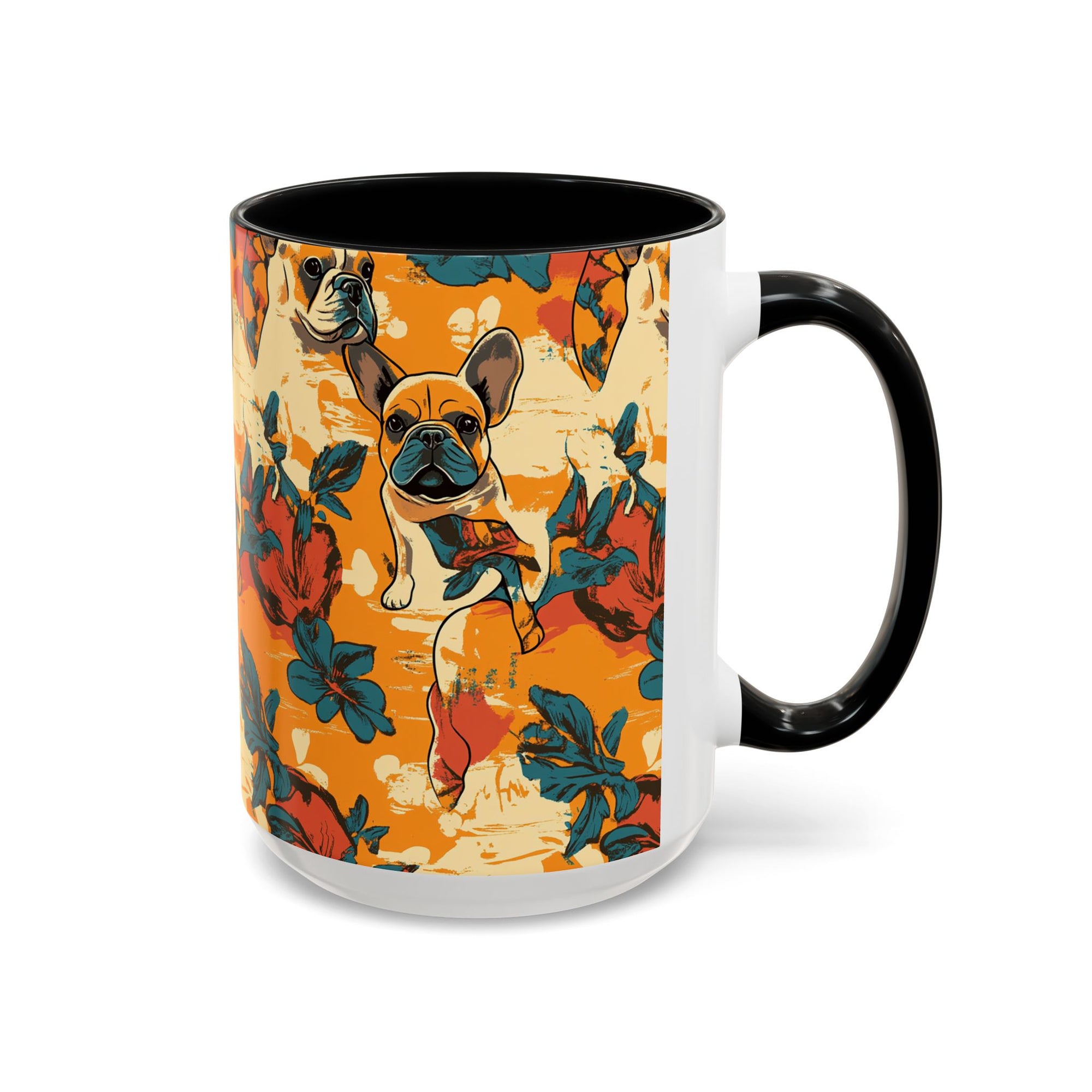 Frenchie Glow-Up Galore Accent Coffee Mug