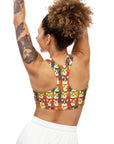 Corgi Chic Popart Pup Seamless Sports Bra