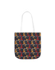 Chic Canine Checkmate - Frenchie Edition Canvas Tote Bag