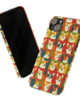 Corgi Chic Popart Pup Slim Phone Cases