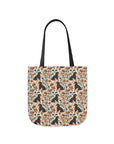 Blossoming Dachshunds Delight Canvas Tote Bag