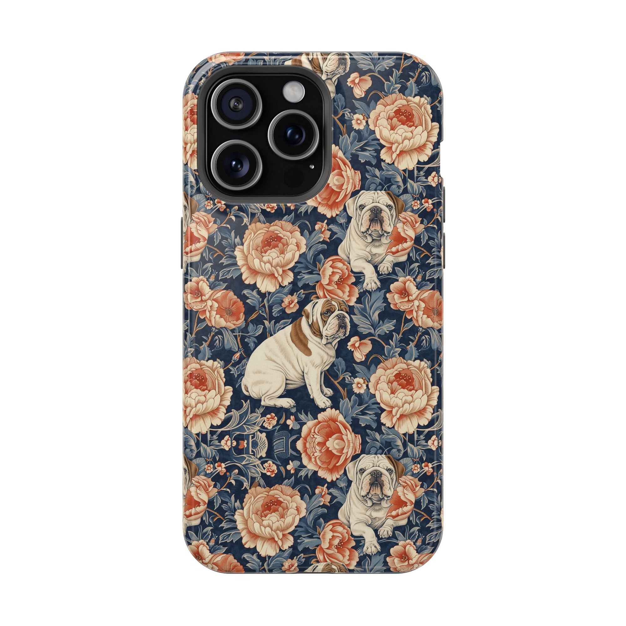 Blooming Bulldog Beauty Magnetic Tough Cases