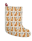 Golden Glamour Paws - Luxe Licks for Regal Retrievers Christmas Stockings