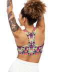 Glitchy Bulldog Blitz Seamless Sports Bra