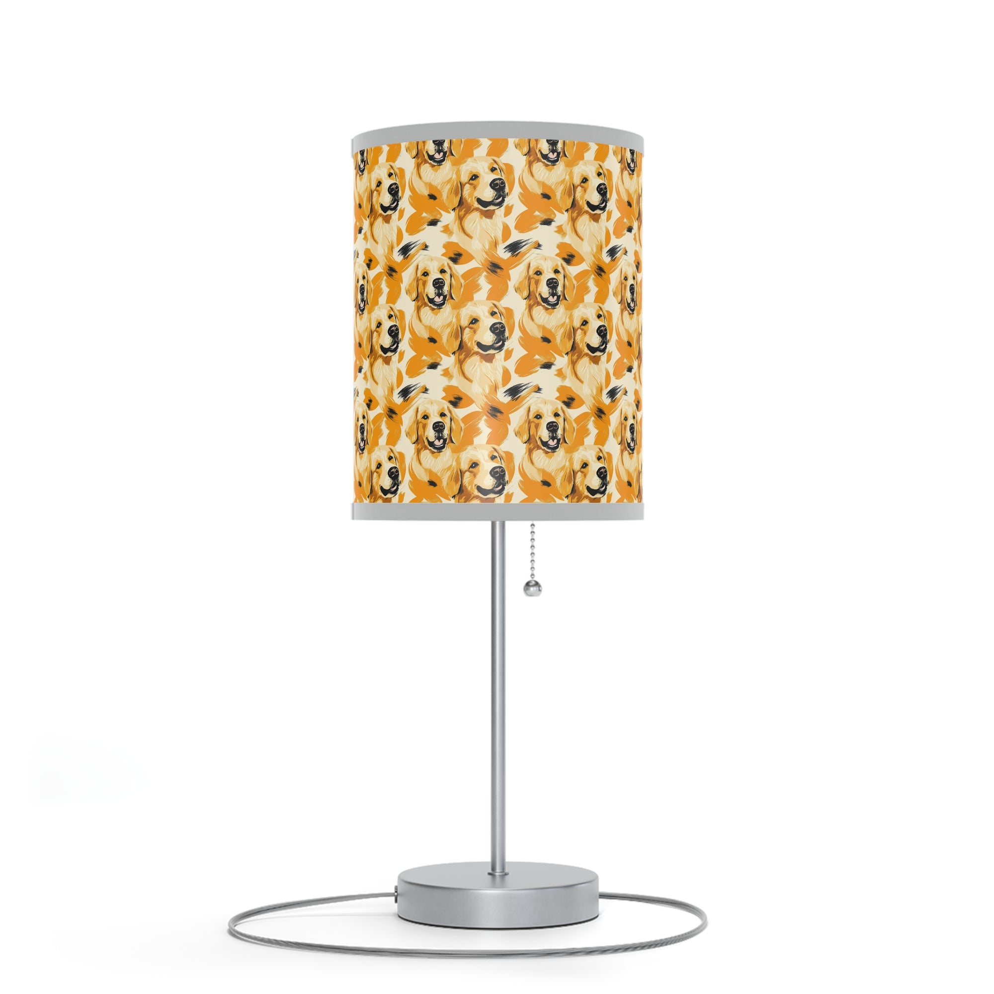 Golden Glitz &#39;n Glamour Woofwear Lamp on a Stand