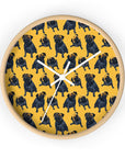 Puglet Posh Paradise Wall Clock