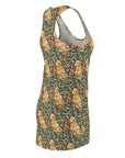 Blooming Goldie Glam Women's Racerback Dress