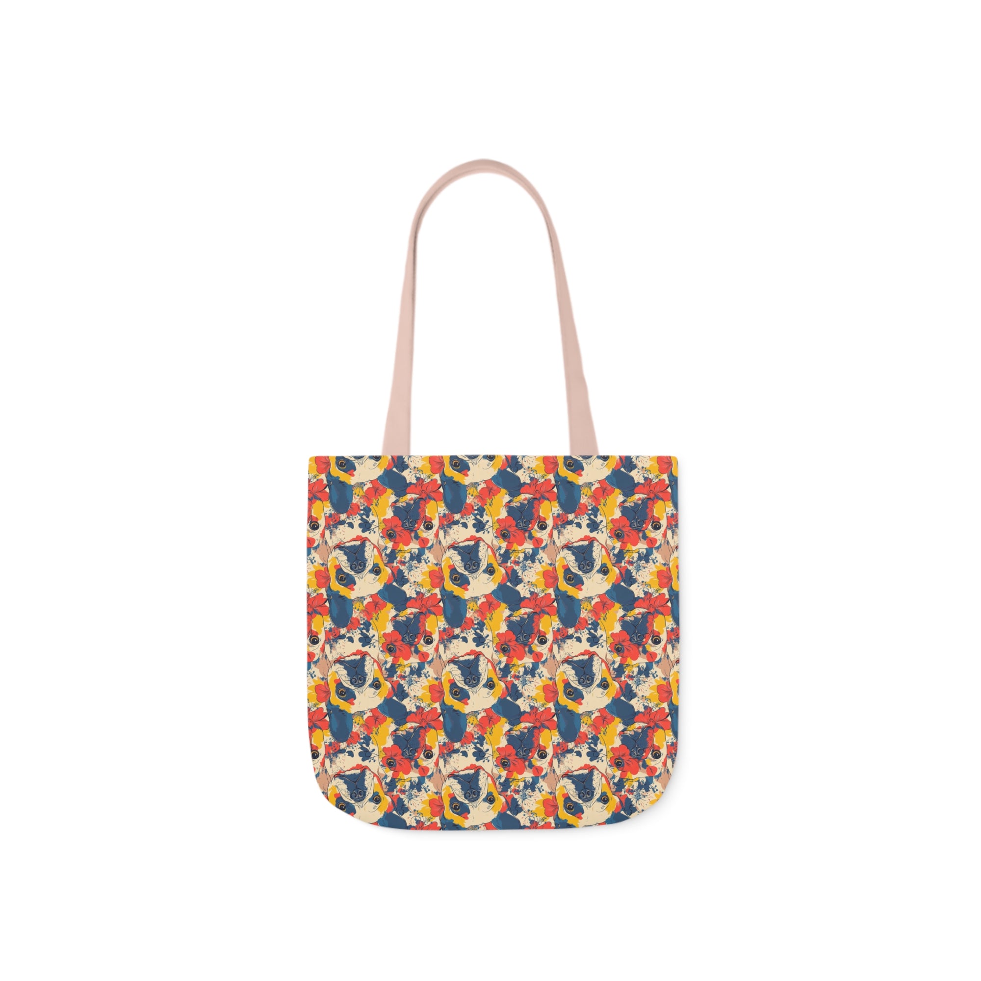 Bloom Pup Frenchietastic Splatter Canvas Tote Bag