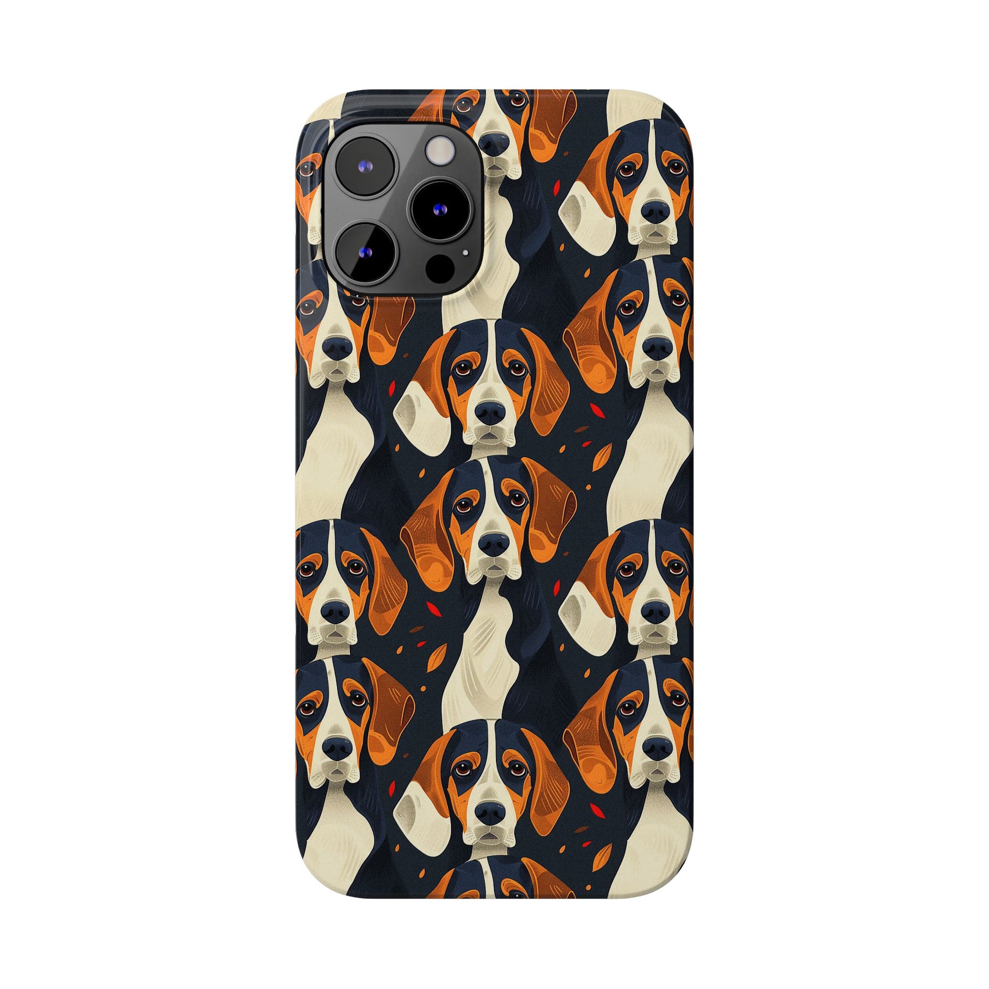 Beagle Glimmer Gaze Glamour Slim Phone Cases