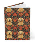 Golden Pawsatronic Tapestry Hardcover Journal Matte