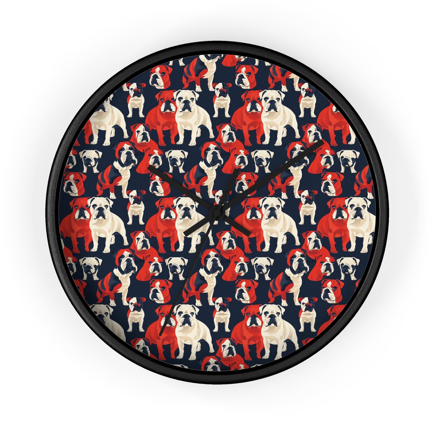 Bulldoggy Bliss Chomper Wall Clock