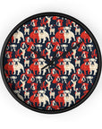 Bulldoggy Bliss Chomper Wall Clock