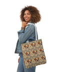 Bowtie Boxer Bliss Canvas Tote Bag