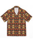 Golden Pawsatronic Tapestry Men's Hawaiian Camp Shirt